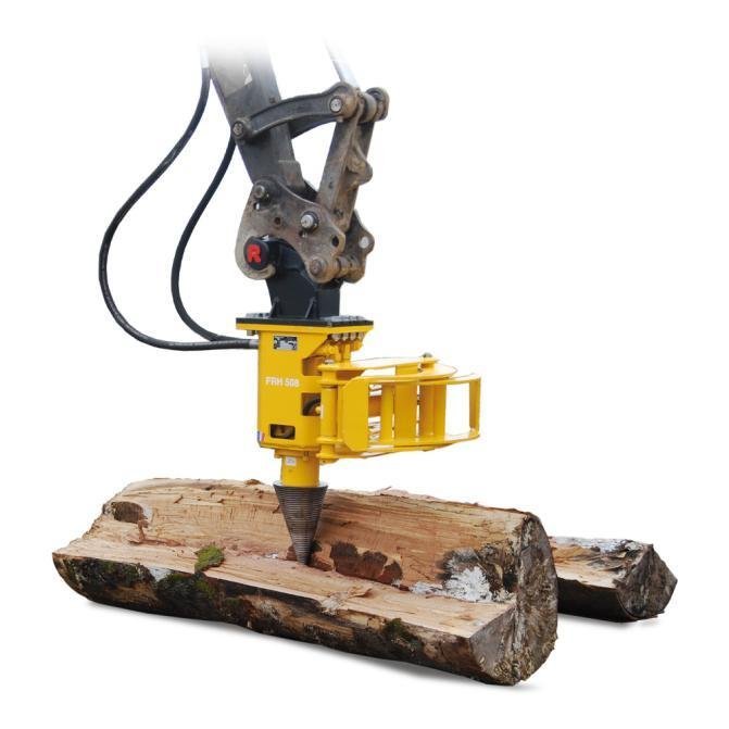 RABAUD FRH 406 | Kegelspalter für Minibagger 5,0 – 7,0 to.
