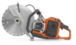 HUSQVARNA K1 PACE Akku Trennschleifer Ø 350 mm SET MIT 2 AKKUS, LADEGERÄT, TRENNSCHEIBE & KISTE