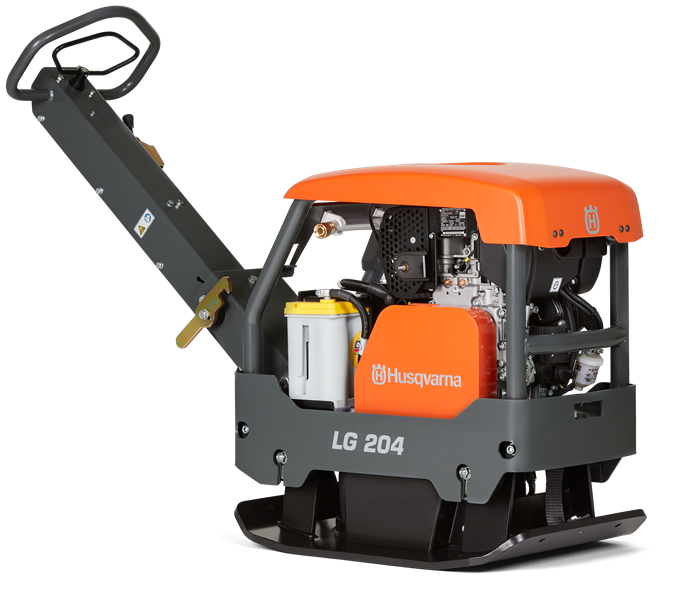 HUSQVARNA LG 204 – Rüttelplatte reversierbar mit 211 – 244 kg