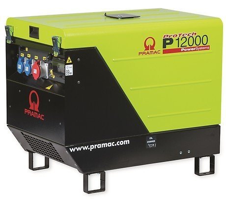 PRAMAC P 12000 THB AVR benzinbetriebener Stromerzeuger 230 / 400 V | 13,9 kVA (E-Starter)