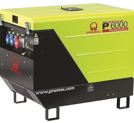 PRAMAC P 6000 TYA AVR dieselbetriebener Stromerzeuger 230 / 400 V | 6,9 kVA (E-Starter)