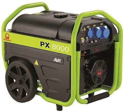 PRAMAC PX 8000 benzinbetriebener Stromerzeuger 230 / 400 Volt | 6,0 kVA (E-Starter)