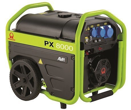 PRAMAC PX 8000 benzinbetriebener Stromerzeuger 230 Volt | 6,0 kVA (E-Starter)