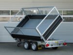 Humbaur HTK 3000.31 STAHL E-Pumpe, Stahlgitteraufsatz 800 mm