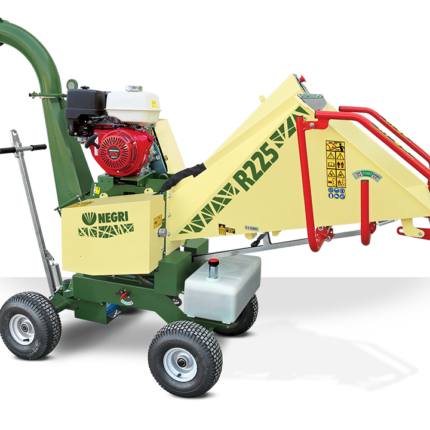 NEGRI Biohäcksler R225 / Benzin-Häcksler mit Transportfahrwerk