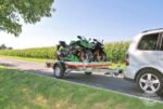 STEMA STM O1 7.5-21-13.1 Rot gepulvert – Motorradtransporter