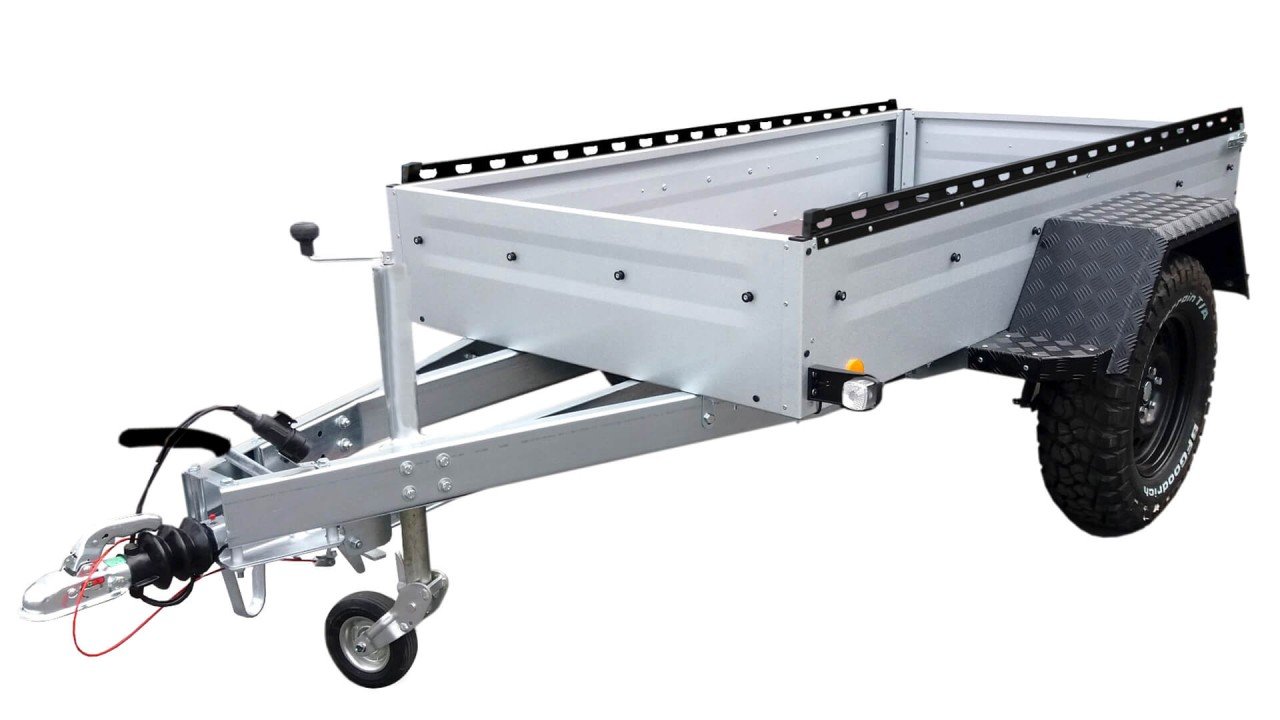 Offroad Auto Anhänger 1000kg Alu-Zink TL-EB2 – Tieflader