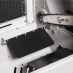 LUMAG SSA-400Z-HPRO/S | Zapfwellen-Sägespaltmaschine mit Fördenband & Zuführförderband